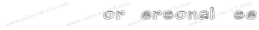BRANCH   For Personal Use Only字体转换